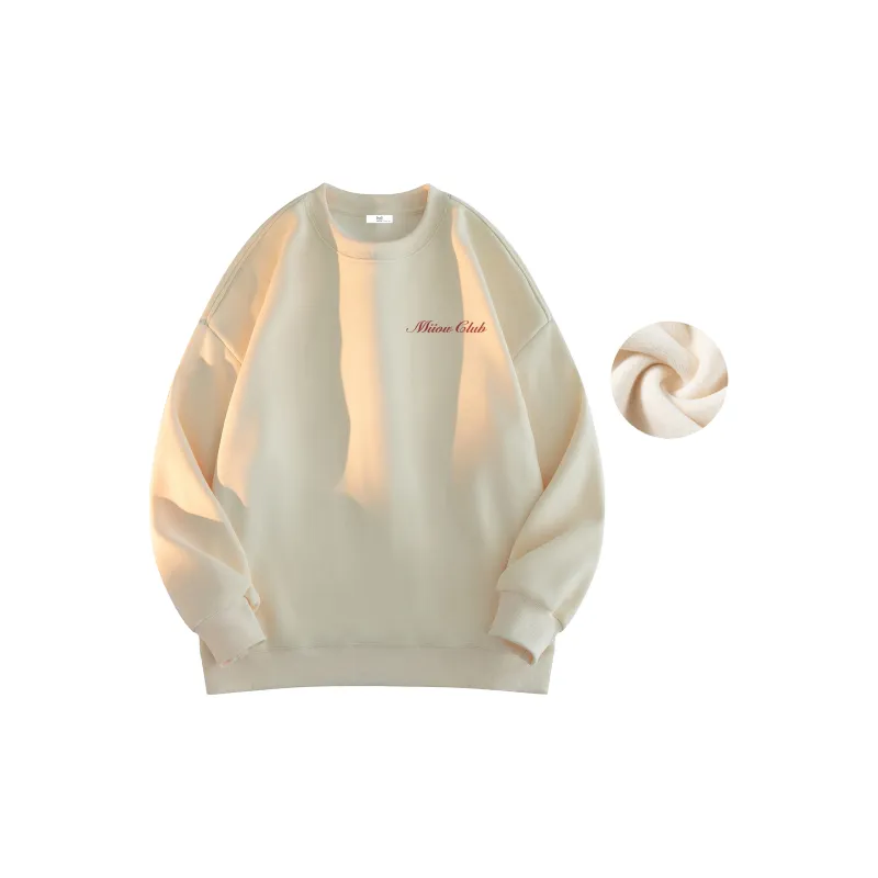 MIIOW Trend Party Series Sweatshirt Unisex White-25