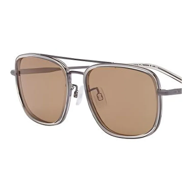 NAUTICA Metal Aviator Sunglasses Unisex Silver-2