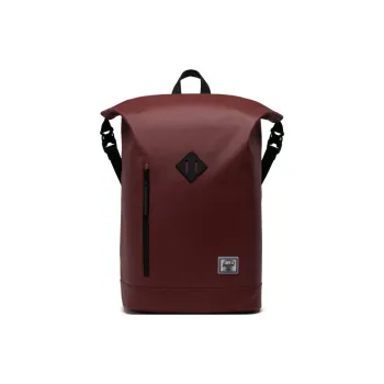 Herschel Recycled Material Backpack Tubas Unisex Dark Red Color