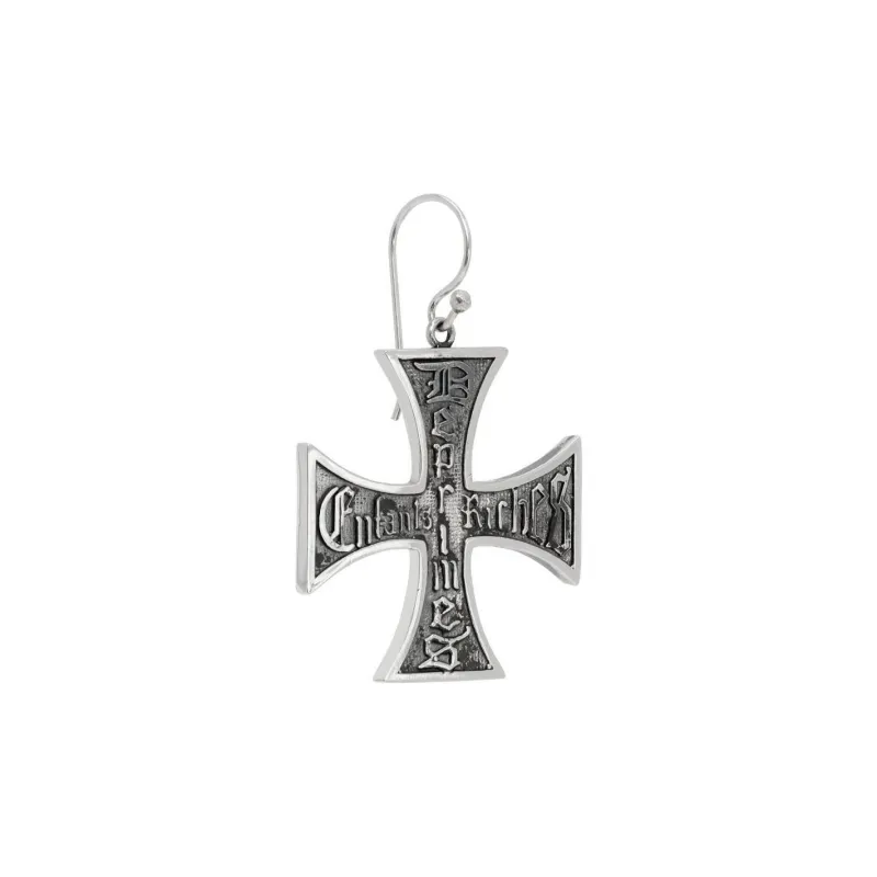 ENFANTS RICHES DEPRIMES Cross Earring-0