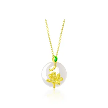 HANYUDIE Chalcedony Jade Necklaces Women's