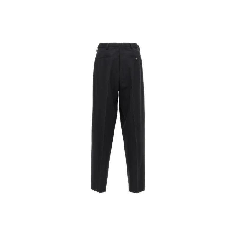 MARNI Pleat Detailed Straight Leg Trousers-1