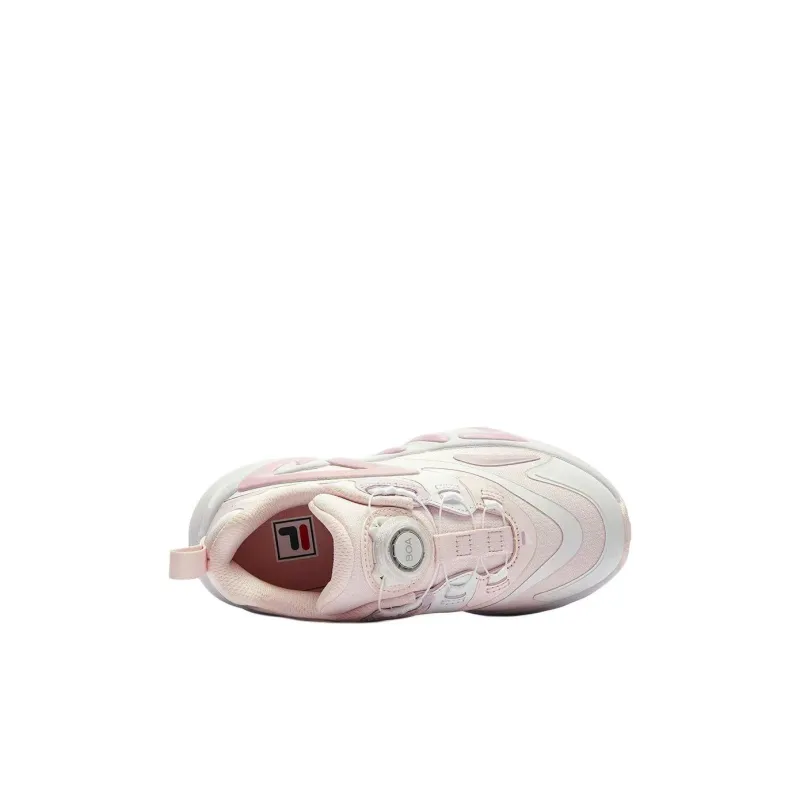 FILA KIDS BOA Abrasion Resistant Low Top Kids' Running Shoes Pink Children Aged 3 7 Years Old-3