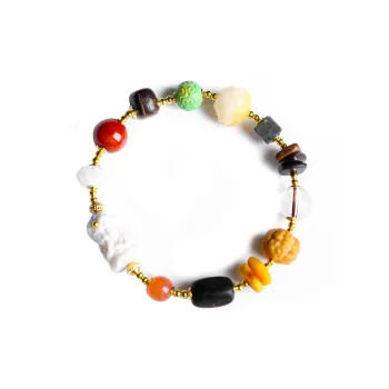 Long Fu Agate Bracelets Women's
