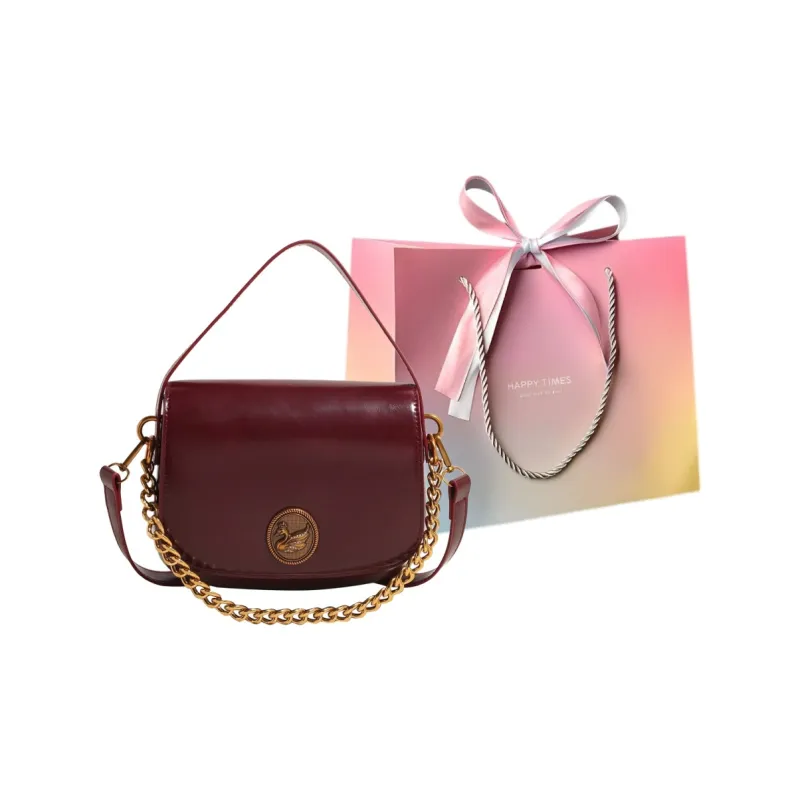 Yalu PU Handbag, Crossbody Bag, Shoulder Bag Regular Women's Ancora Red/Ecru/Black/Coffee-0