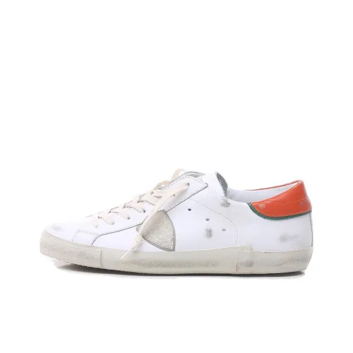 PHILIPPE MODEL Slip Resistant Low Top Skateboard Shoes Men's White