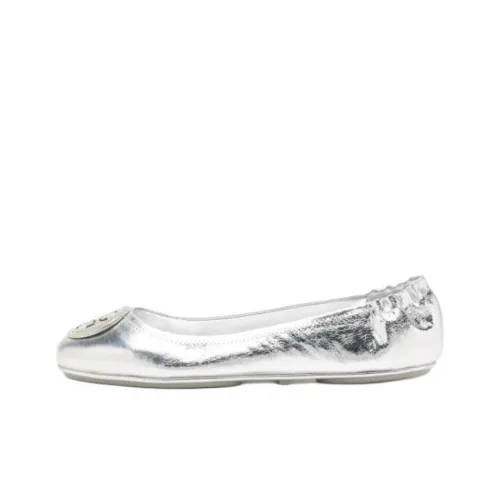 TORY BURCH Minnie Casual Single Shoes Women's Silver