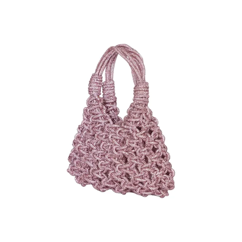 HIBOURAMA Resin Handbag Mini Women's Pink-2