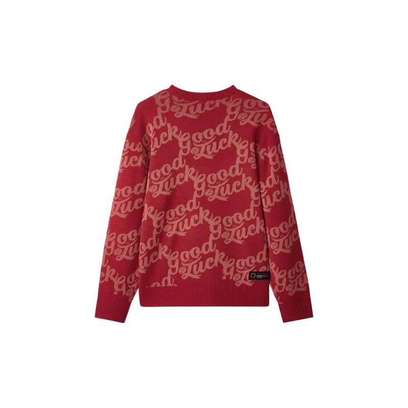Skechers New Year Collection Sports Lifestyle Sweatshirt Unisex Red-1