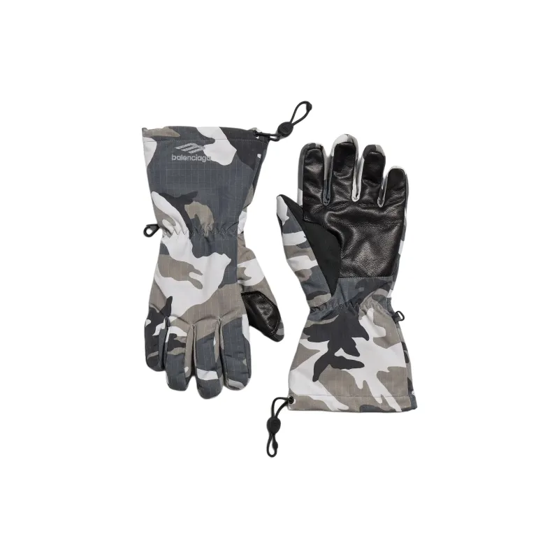Balenciaga Camo Ski Gloves-1