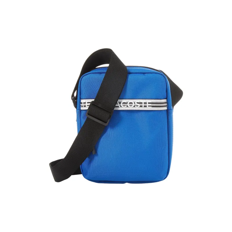 LACOSTE Fabric Camera Bag Shoulder Bag Crossbody Bag Men's Sky Blue-3