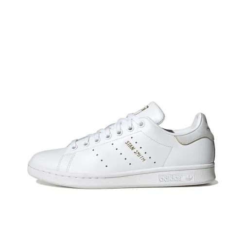 Adidas Originals Stan Smith Cloud White Dash Grey Gold Metallic Women's