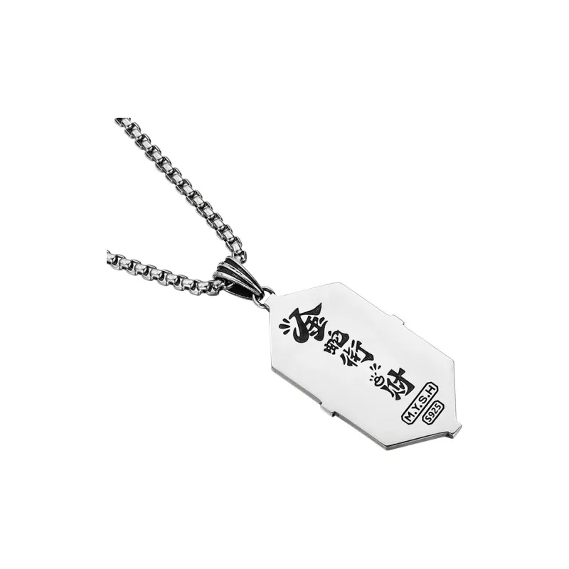 MYSH 925 Sterling Silver Necklaces Men's-7