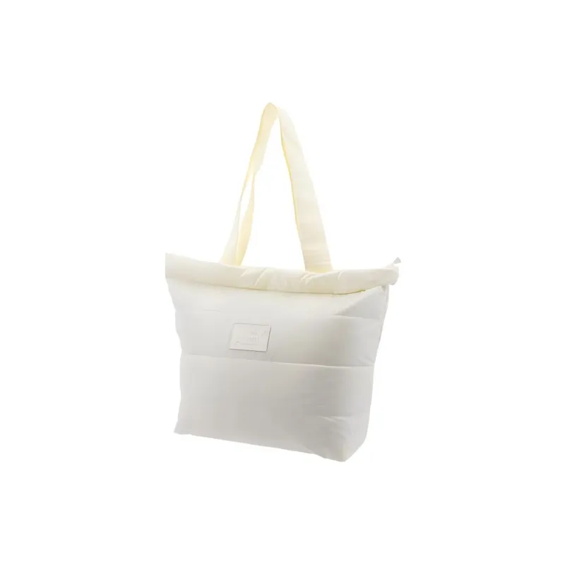PUMA Fabric Tote Bag Shopping Bag Handbag Regular Women's White-4