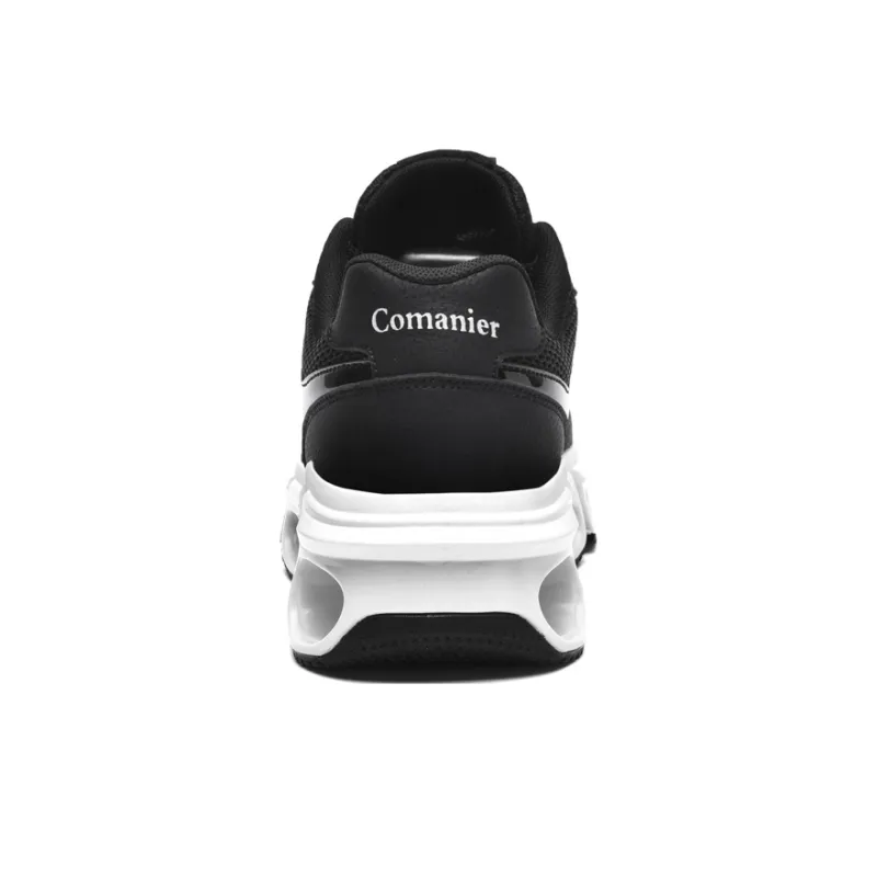 Comanier Cushioned Slip Resistant Breathable Height Increasing Low Top Casual Shoes Men's-10