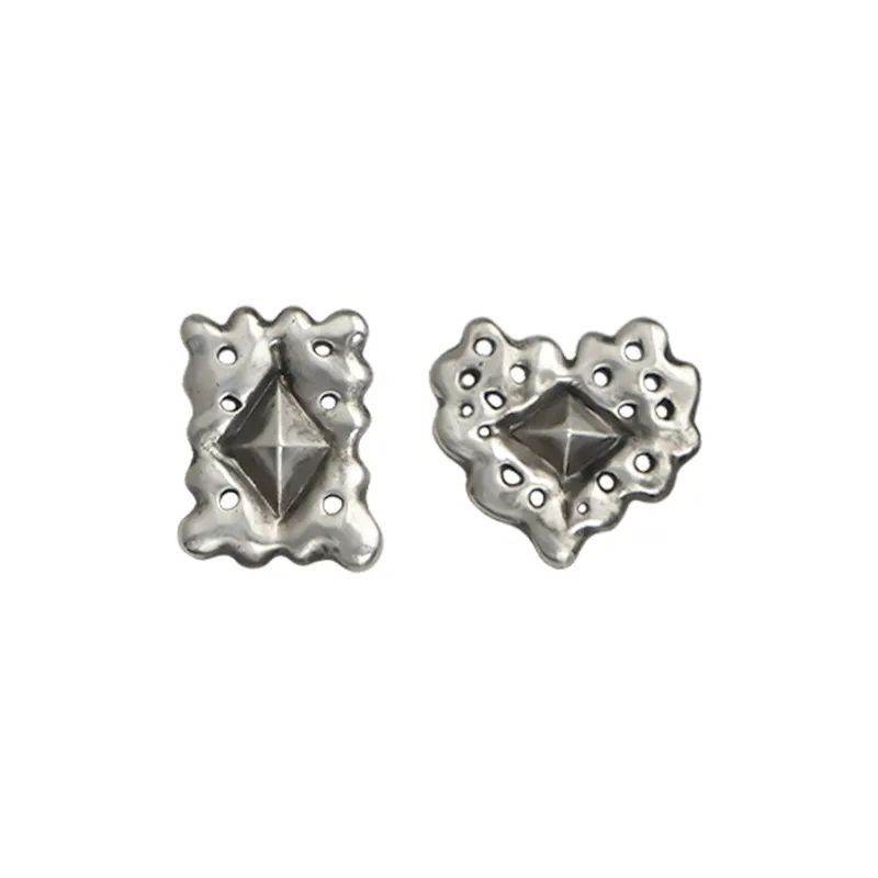 QUANDO S925 Silver Stud Earrings Unisex-0