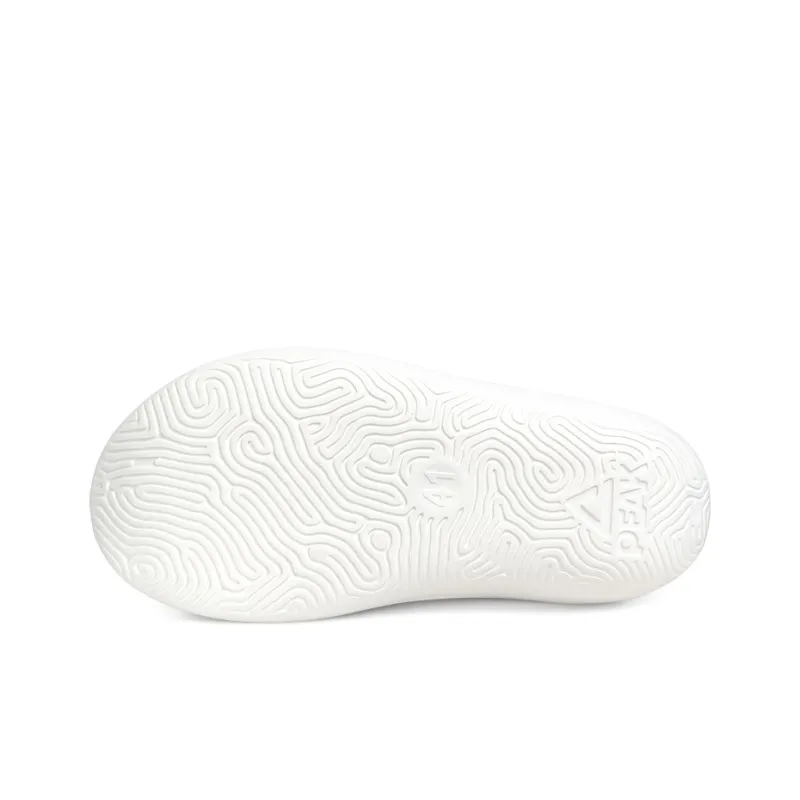 PEAK Very Small Fat Drag Slide Slippers Men's White Green-5