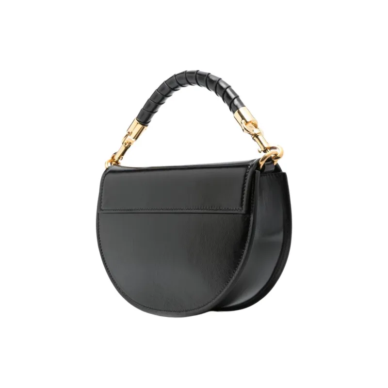 Chloe Calfskin One Shoulder Handbag Women's Black-1