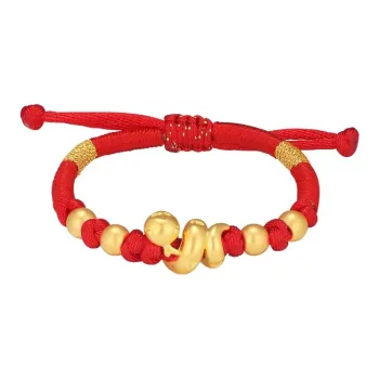 Royal Dragon Mirror Gold Bracelet Kids