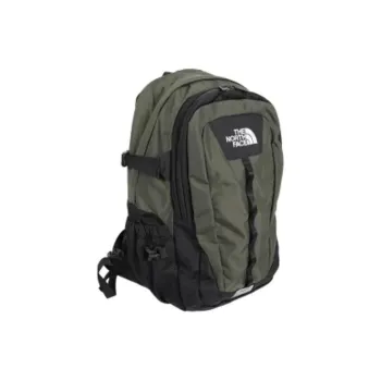 THE NORTH FACE Recycled Nylon Blended With Recycled Polyester Backpack Regular Unisex New Gray Green
