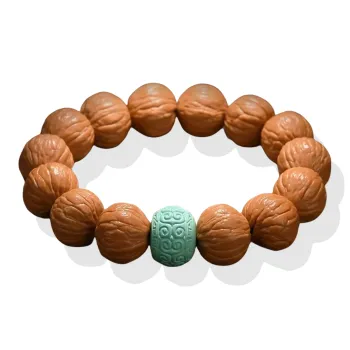 MY Monkey Head Walnut Bracelets Unisex