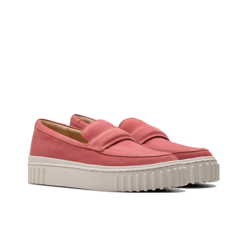 Clarks Mayhill Cove Loafers 3.5cm Women's Red-2