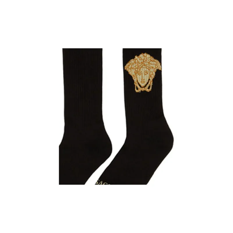 VERSACE Medusa Socks 'Black'-1