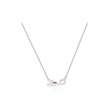 Disney Minnie Series 925 Sterling Silver Necklaces Women's