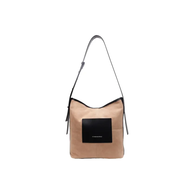 Meow In The Grass Synthetic Leather Shoulder Bag Regular Women's Multicolor-9