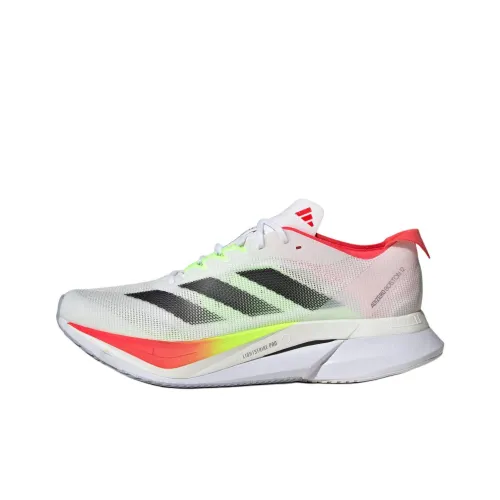 Adizero Boston 12 Adidas 'White Black Lucid Red'