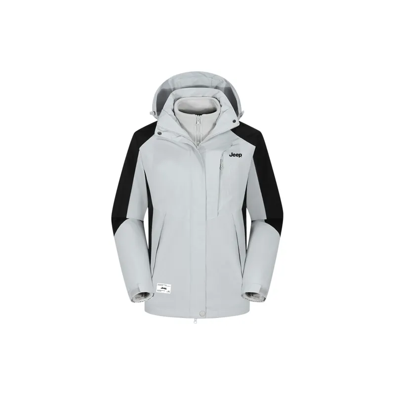 Jeep Outdoor Hiking Windproof Thermal Windbreaker Jacket Unisex-11