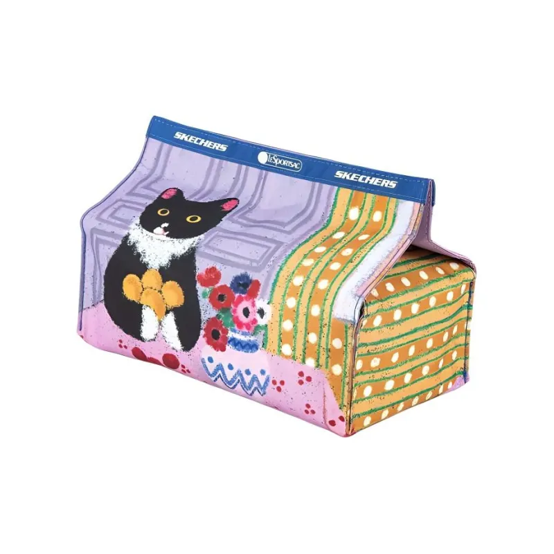 Skechers LeSportsac Collaboration Fabric Envelope Bag, Clutch Medium Size Unisex Multicolor-1