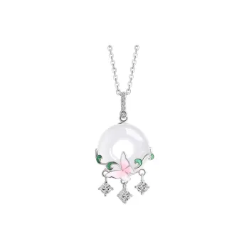 CHINA GOLD Chalcedony Necklaces Women's