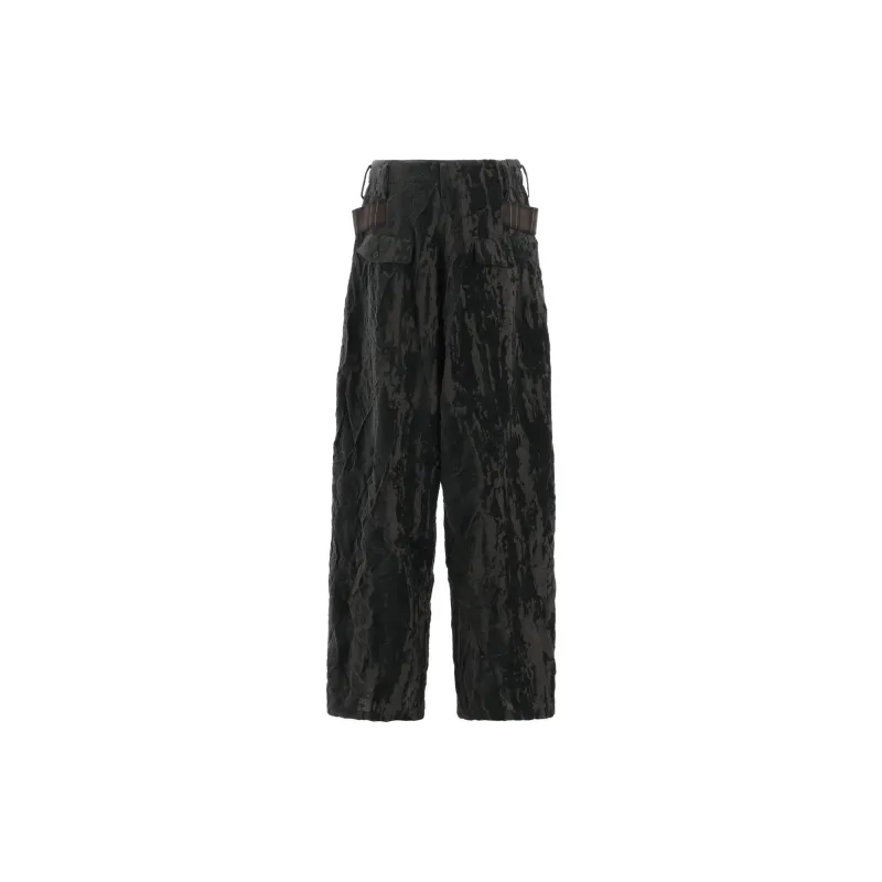 Yohji Yamamoto LIMI Feu FW24 Casual Pants Women's Gray-1
