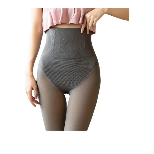 Lanza Stockings Women's 2 Pack Gray Transparent Skin