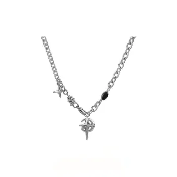 CRUISO Titanium Steel Necklaces Unisex