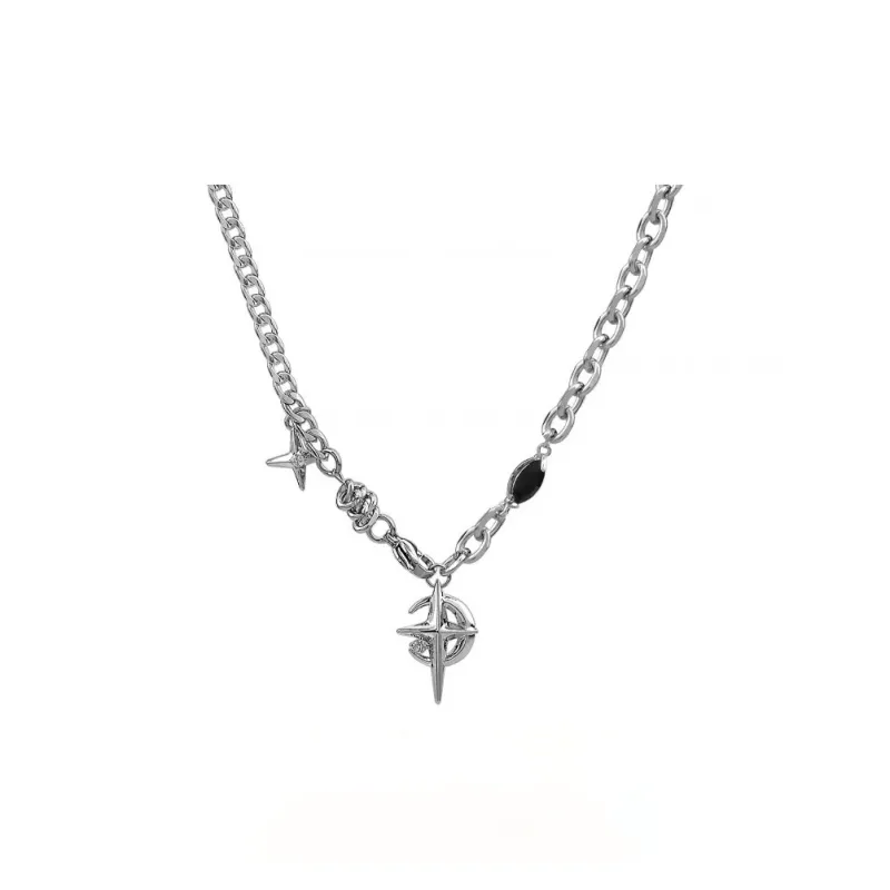 CRUISO Titanium Steel Necklaces Unisex-0