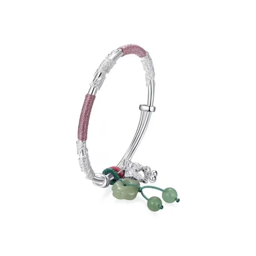 U state 999 Fine Silver Bangles Women's