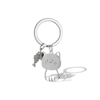 UX Stainless Steel Keychains Unisex