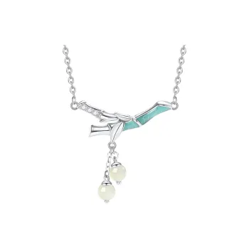 Zheng Baifu Hetian Jade Necklaces White Jade/Pale Greenish White Jade Women's