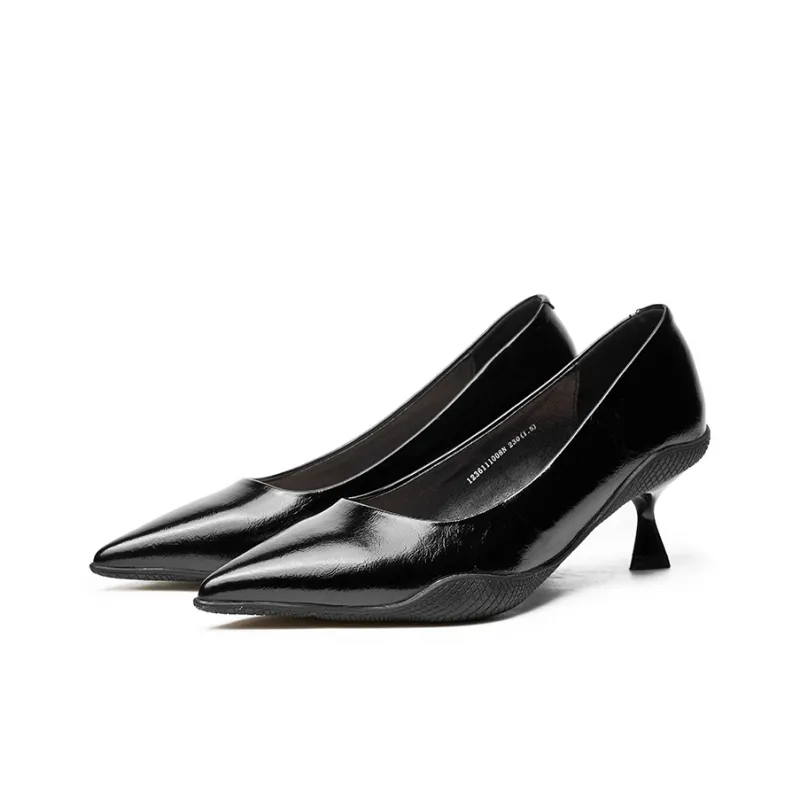 AOKANG Flared Heel High Heels Women's-1