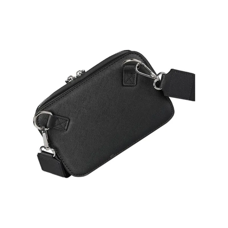 PEAK Fabric Cell Phone Pouch Crossbody Bag Shoulder Bag Regular Unisex Black-3