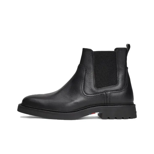 Tommy Hilfiger Short Chelsea Boots Men's Black