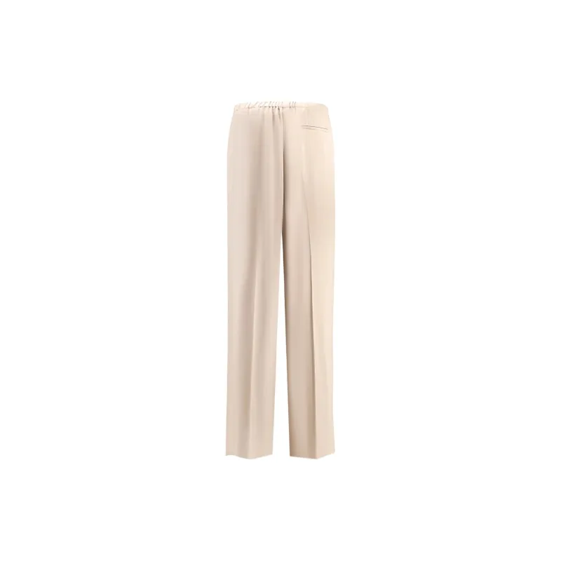 GIORGIO ARMANI Mid Rise Straight Leg Trousers-1