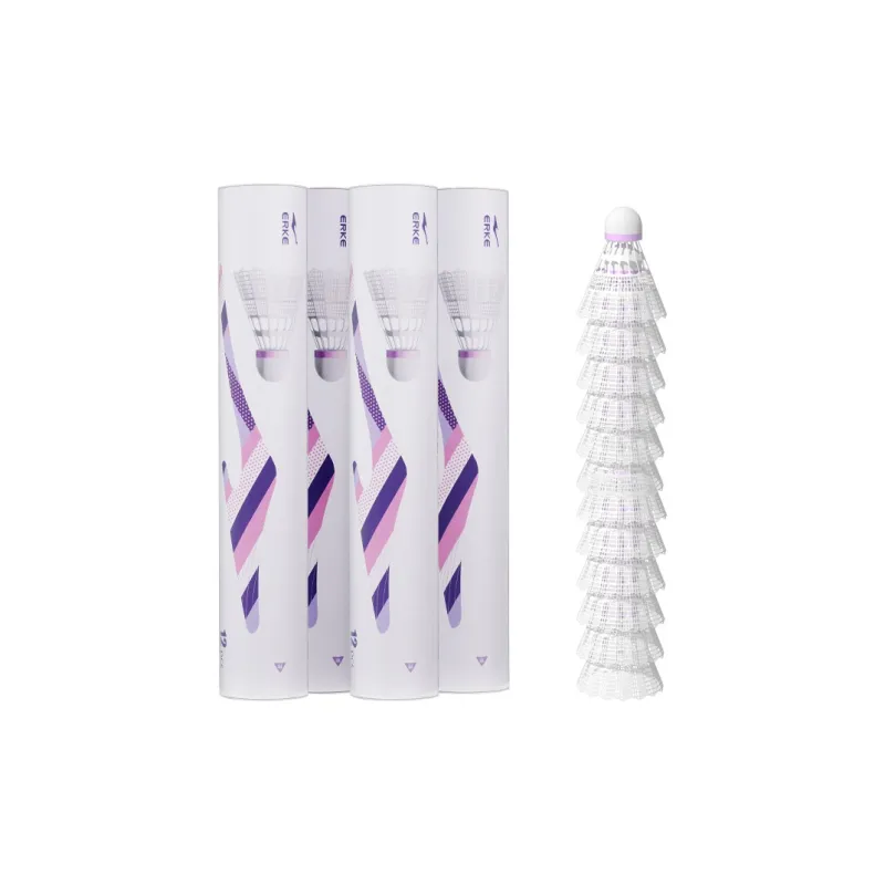 Erke 12 Pack 3 Pack 6 Pack Nylon Training Specific Shuttlecocks-7