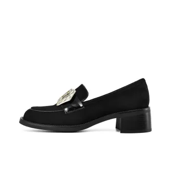 XICUNMINGWU Loafers 4.5CM Women's Black