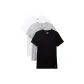 3 Pack (Heather Gray+Black+White)