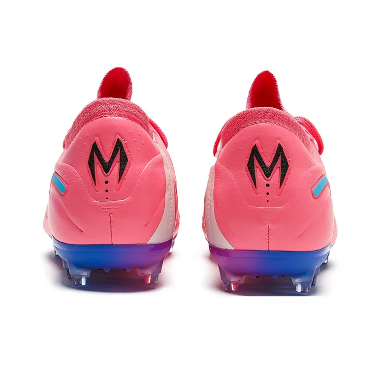 KELME MG Rubber Short Studs Artificial Ground Cushioned Wear Resistant Slip Resistant Soccer Shoes Unisex Pink-3