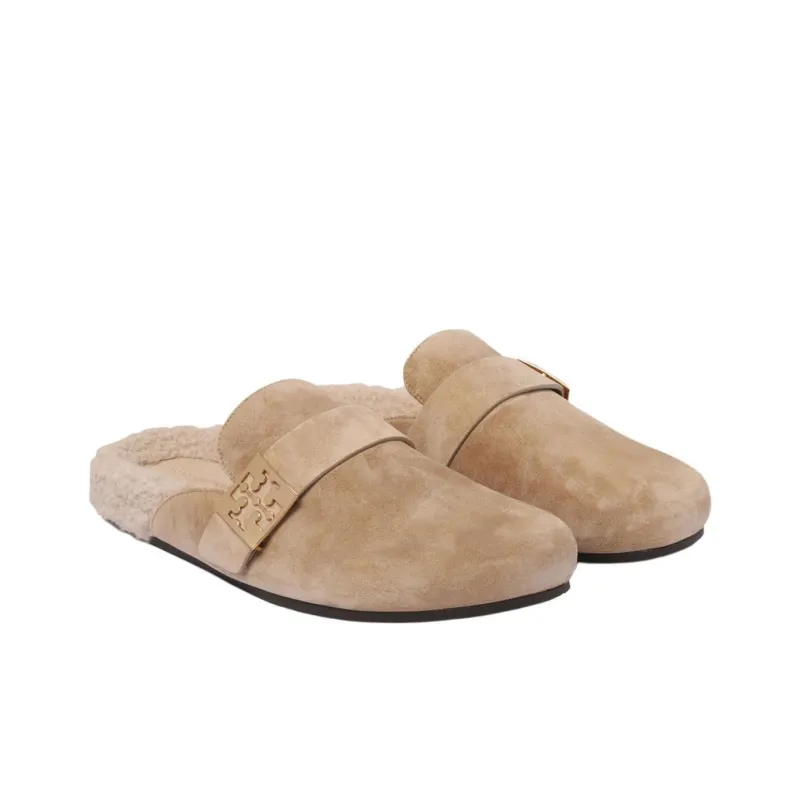 TORY BURCH Slip Resistant Closed Toe Slippers Women's Khaki-2