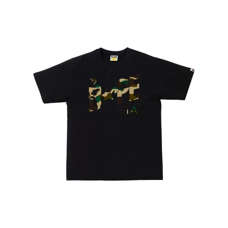 Bape 1st Camo Bapesta Logo Tee-2